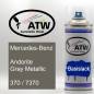 Preview: Mercedes-Benz, Andorite Gray Metallic, 370 / 7370: 400ml Sprühdose, von ATW Autoteile West.